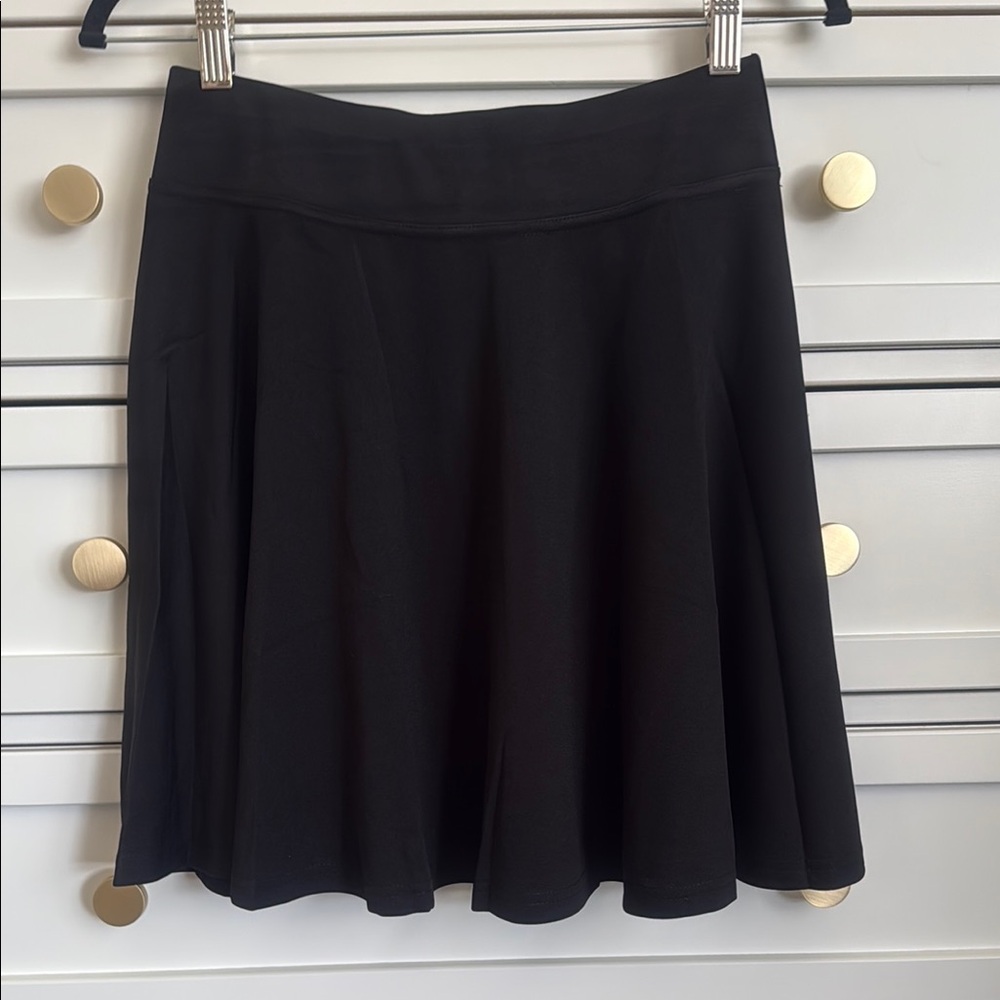 Pleated Black Women's Skirt